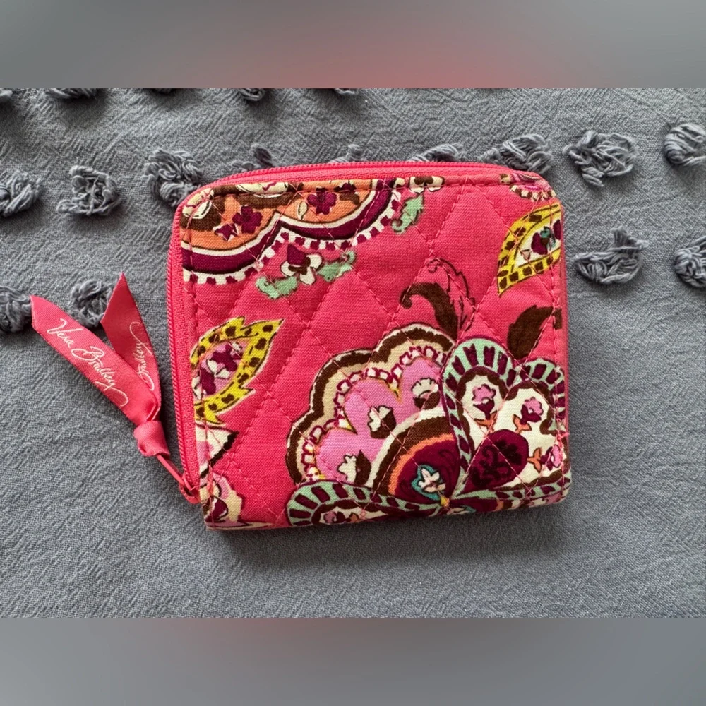 Vera Bradley Floral Pink Wallet - Picture 4 of 4